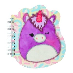 Squishmallow- Lola the Tie-Dye Unicorn Plush Notebook